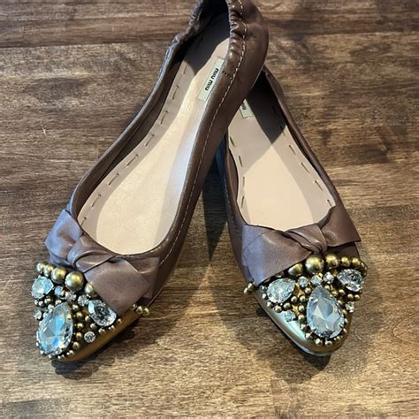 miu miu flat shoes price|miu miu shoes on sale.